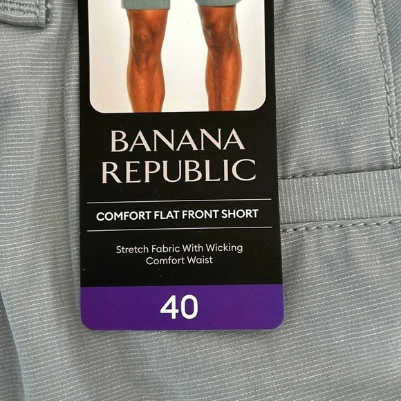 NEW Men's Banana Republic Shorts | Flat Front Shorts | Banana Republic - Picture 5 of 6